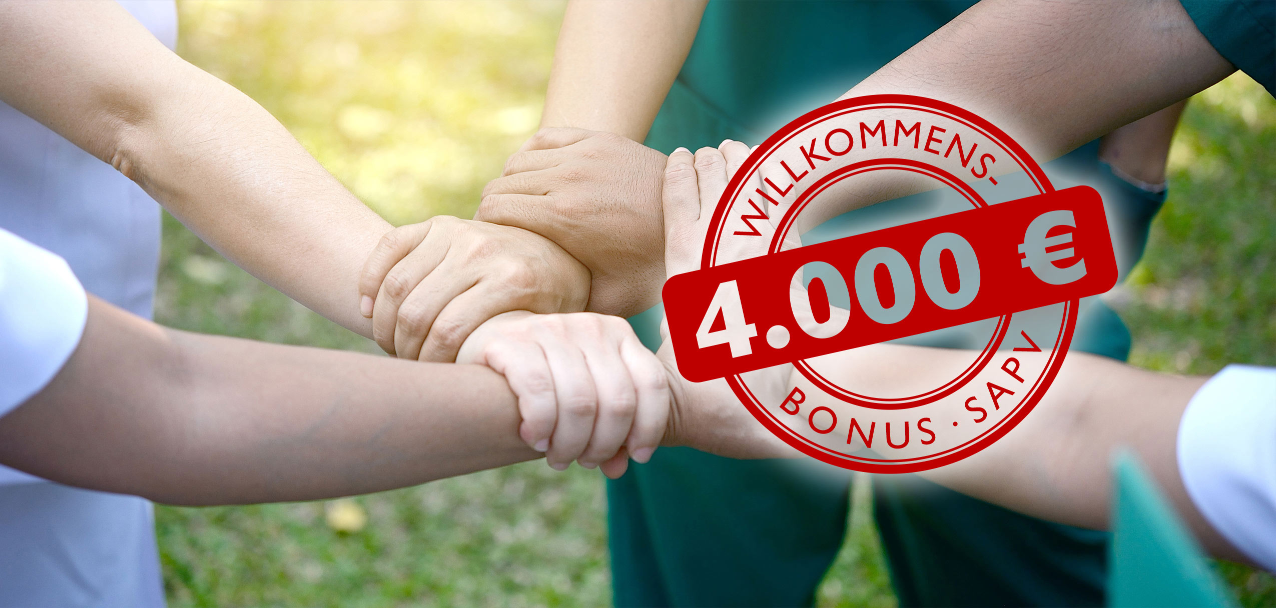 Willkommensprämie für Pflegefachkräfte für Palliativpflege Palliative Care.