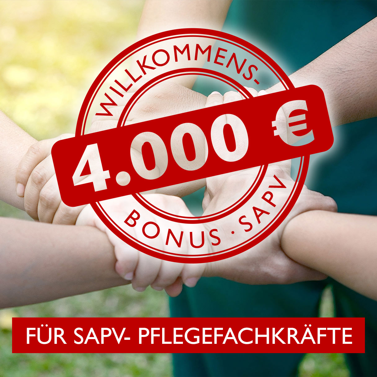 Willkommensbonus Pflegefachkraft für Palliativpflege Palliative Care Brandenburg an der Havel