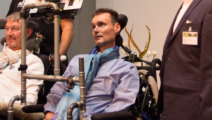 Oliver Jünke vom ALS Mobil e.V.