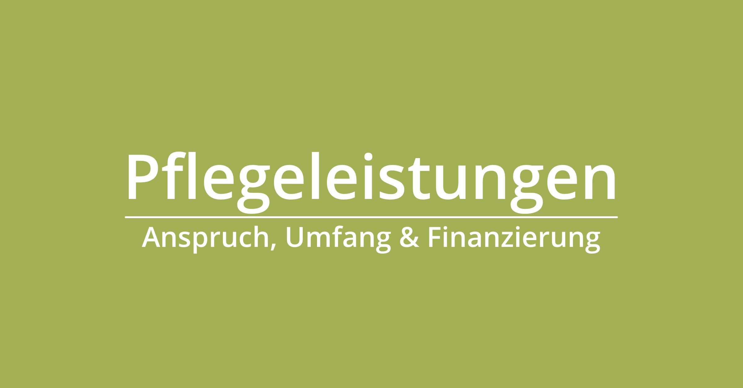 pflegeleistungen